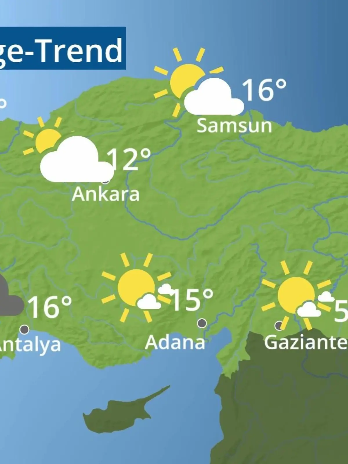 Bild zu: "Türkei: Wie wird das Wetter?"