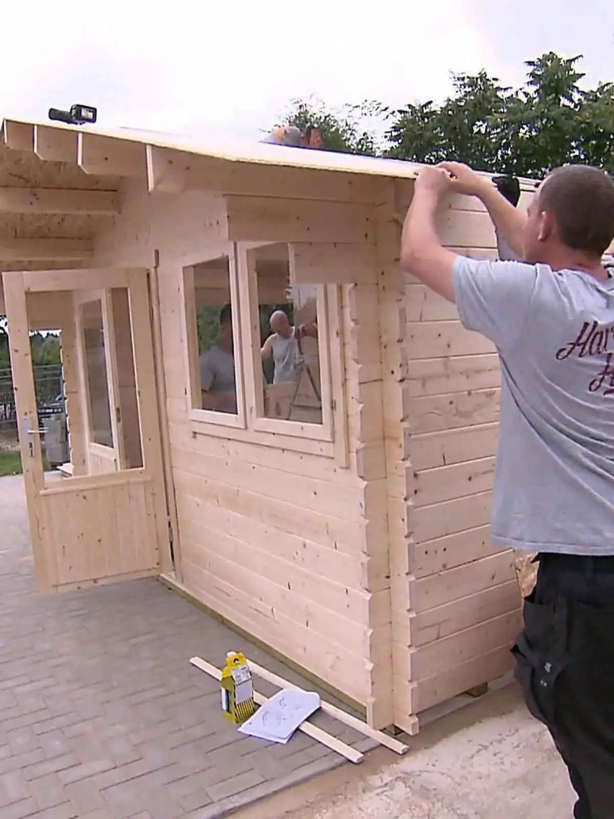 Bild zu: "Das Katzenhaus muss fertig werden"