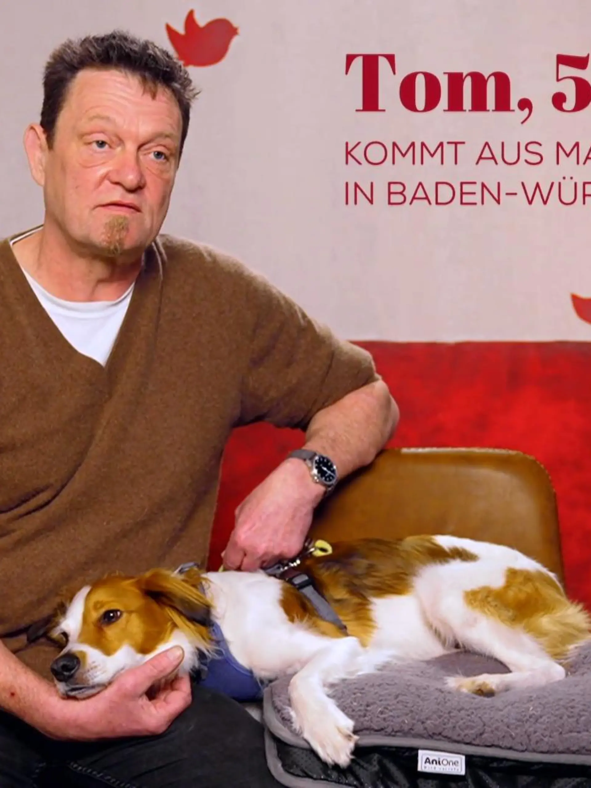 Bild zu: "Tom gibt es nur im Doppelpack mit seinem Hund Anton"