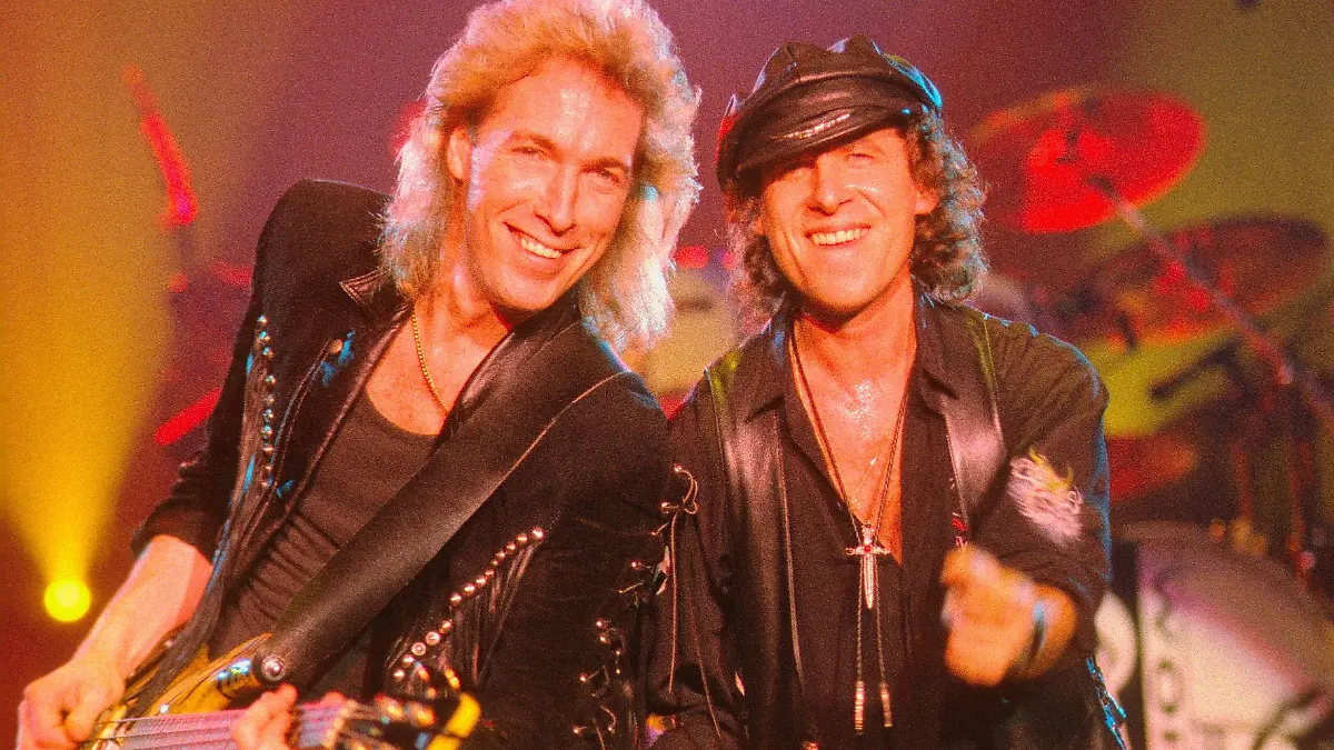 Die deutsche Band Scorpions spielt am 3. November 1991 im Rahmen der Crazy World Welttournee ein Konzert in der Messehal