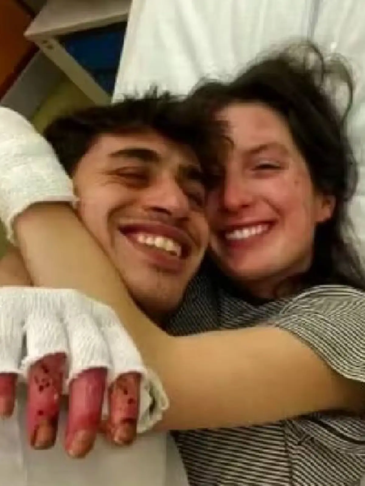 Crans-Montana-Überlebende Eleonora Palmieri mit ihrem Freund 