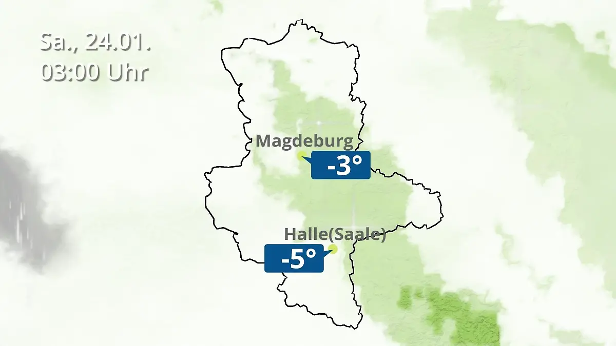 Sachsen-Anhalt: Wie wird das Wetter? Regen und Wolkenfilm für Halle und Magdeburg