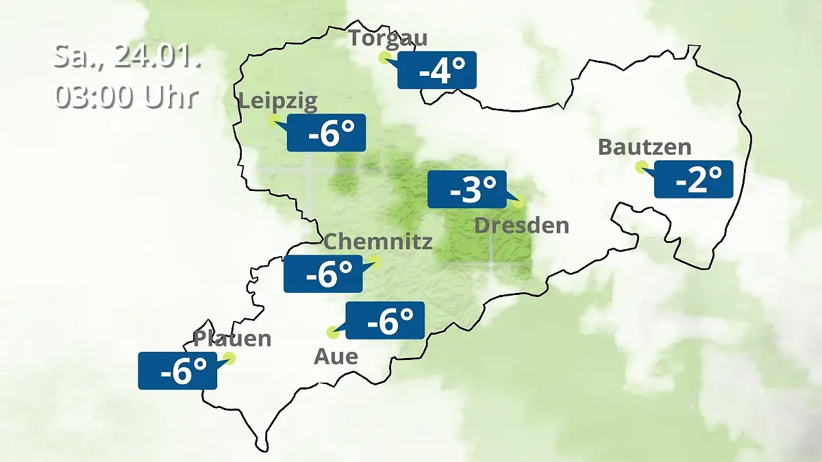 Sachsen: Wie wird das Wetter? Regen- und Wolkenfilm für Chemnitz, Dresden und Leipzig
