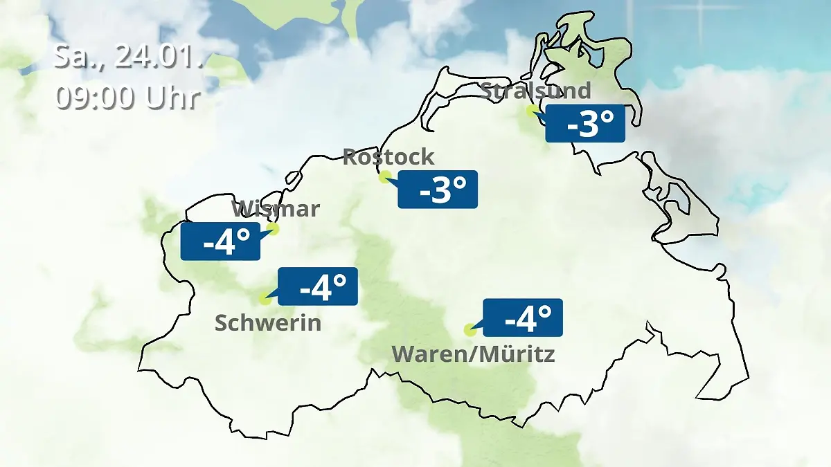 Mecklenburg-Vorpommern: Wie wird das Wetter? Regen- und Wolkenfilm für Rostock, Rügen und die Ostseeküste
