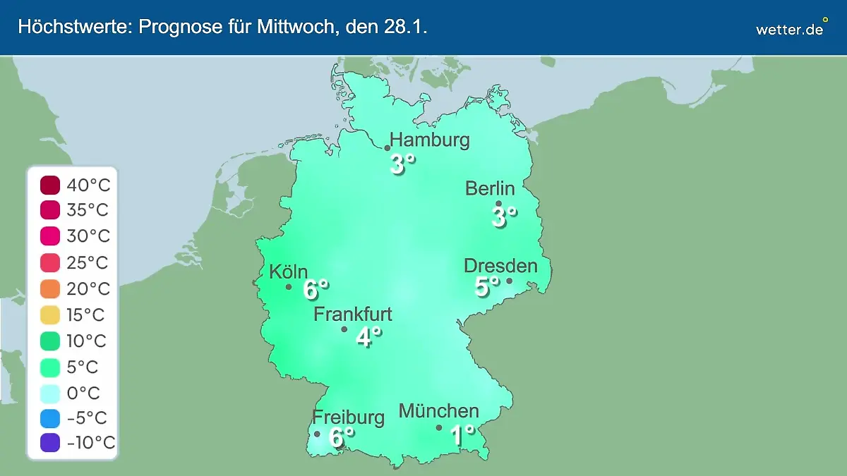 Im Video: Temperatur-Vorhersage Wie warm oder kalt wird es in Deutschland?