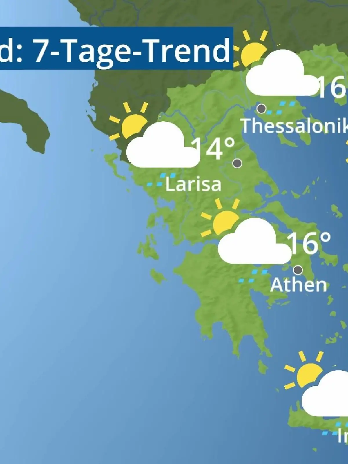 Bild zu: "Griechenland: Wie wird das Wetter?"
