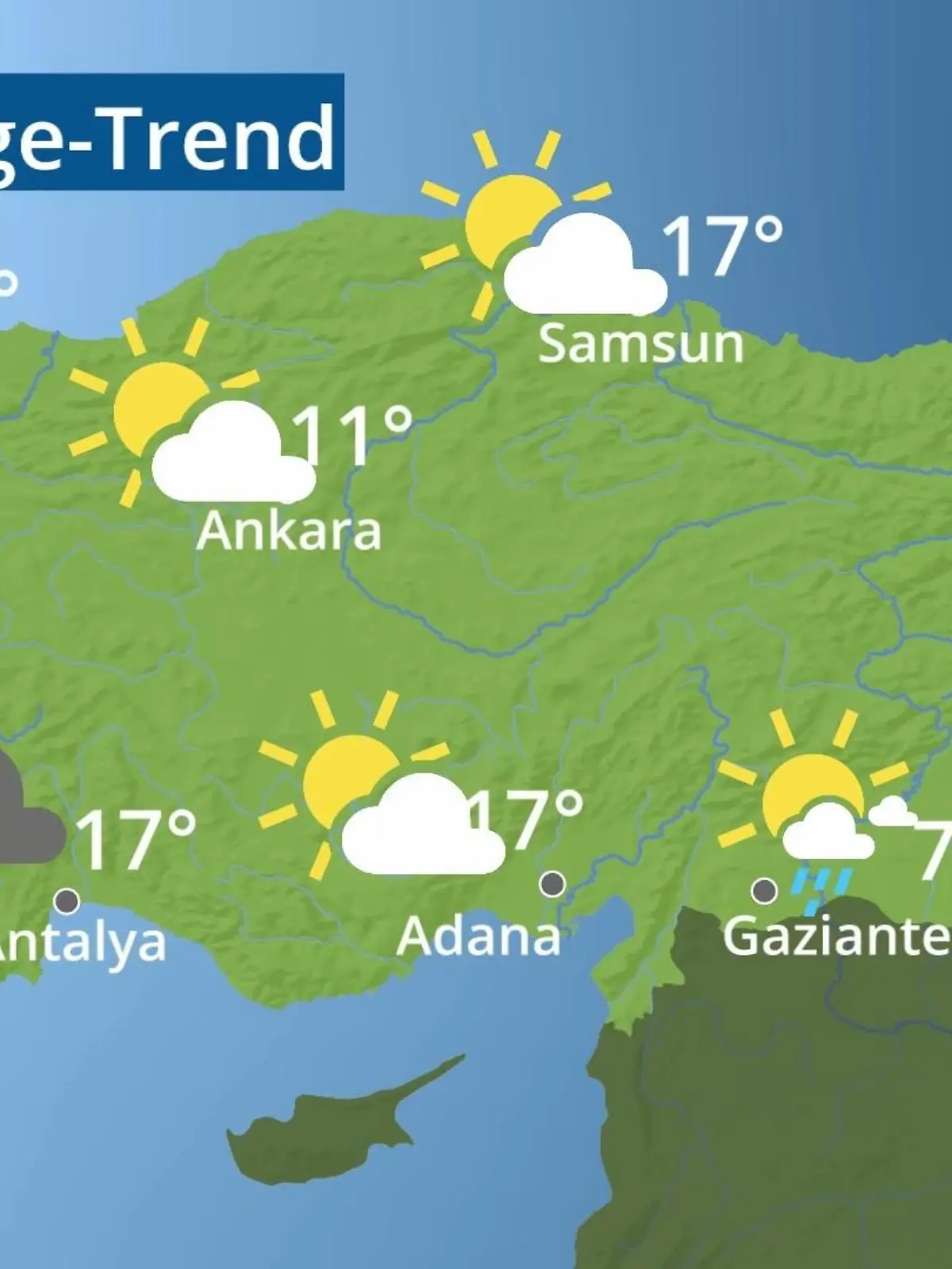 Bild zu: "Türkei: Wie wird das Wetter?"