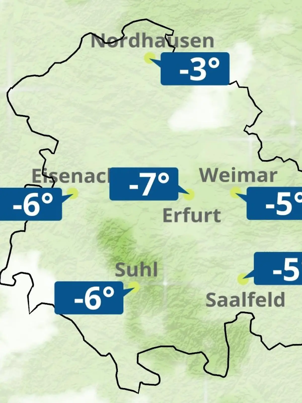 Bild zu: "Thüringen: Wie wird das Wetter?"