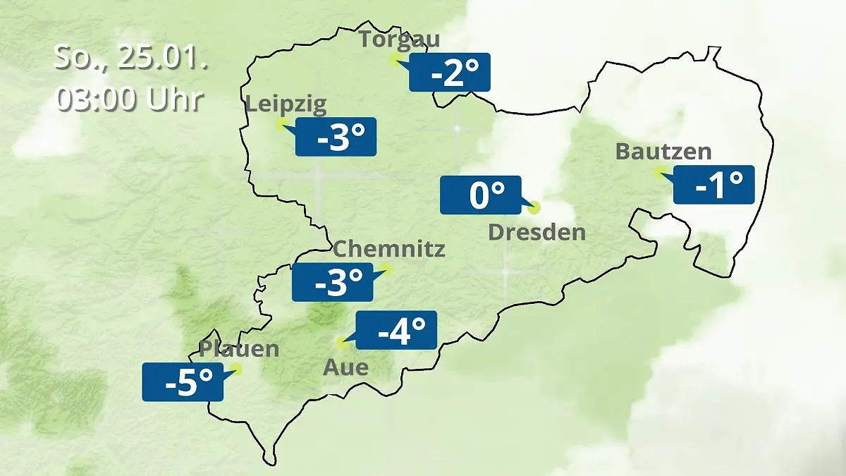 Sachsen: Wie wird das Wetter? Regen- und Wolkenfilm für Chemnitz, Dresden und Leipzig