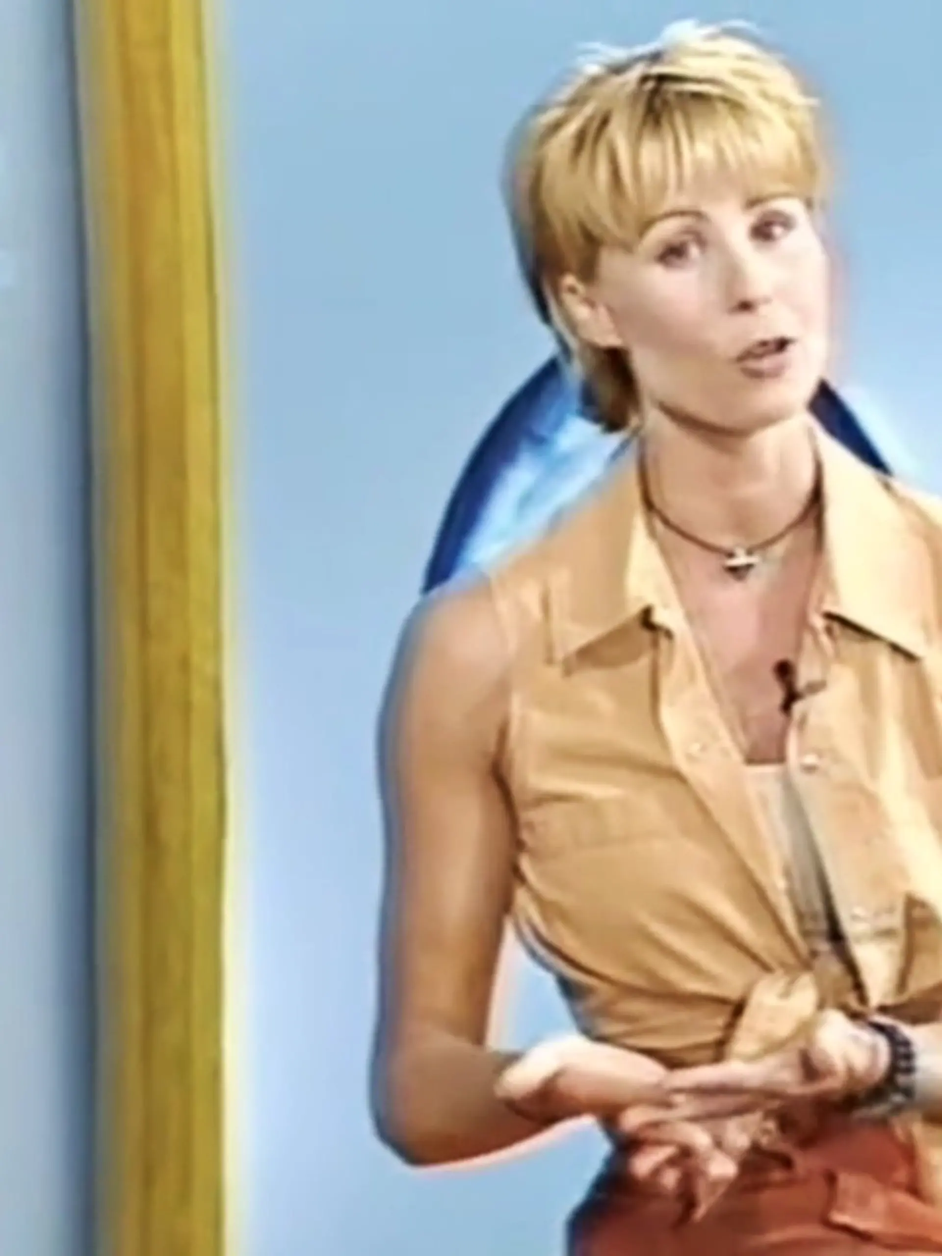 Sonja Zietlow in einer ihrer ersten Shows  „Hotzpotz”