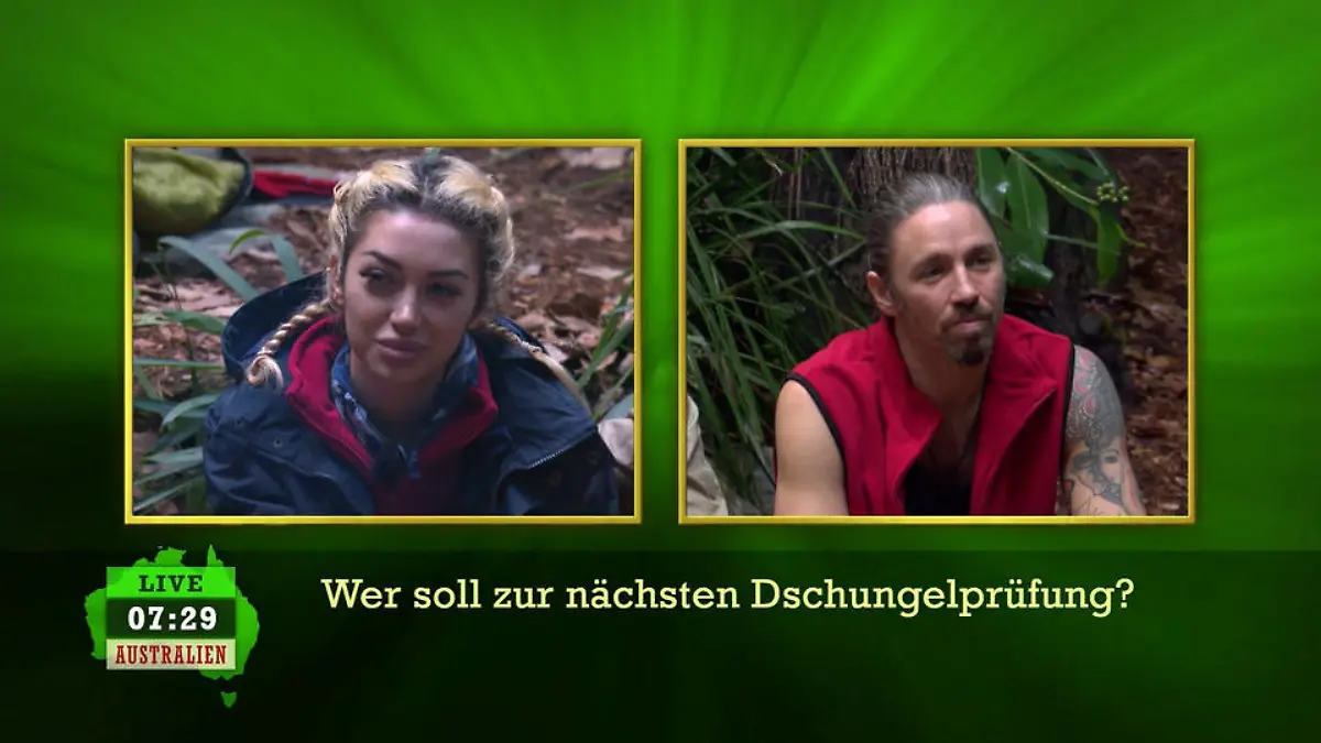 Die nächsten Dschungelprüfung trifft ... ? Verkündung