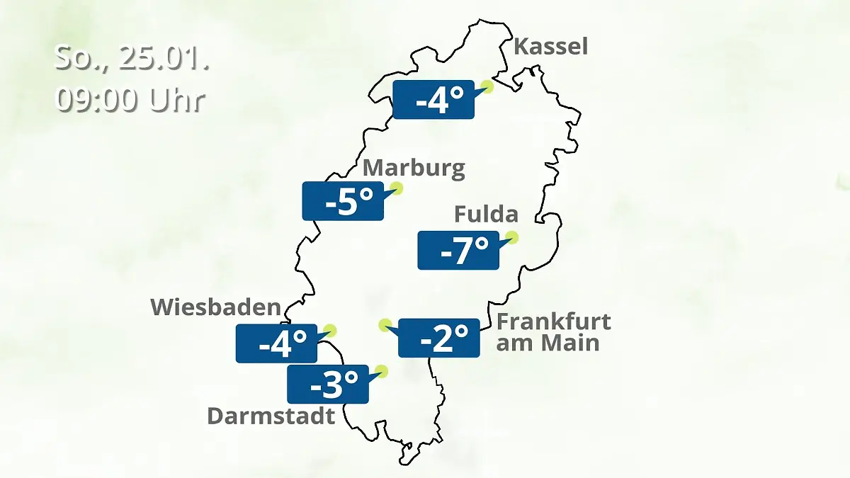 Hessen: Wie wird das Wetter? Regen- und Wolkenfilm für Frankfurt am Main und Wiesbaden