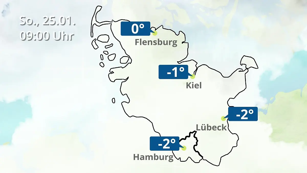 Hamburg, Schleswig-Holstein: Wie wird das Wetter? Regen- und Wolkenfilm für die Nordsee- und Ostseeküste