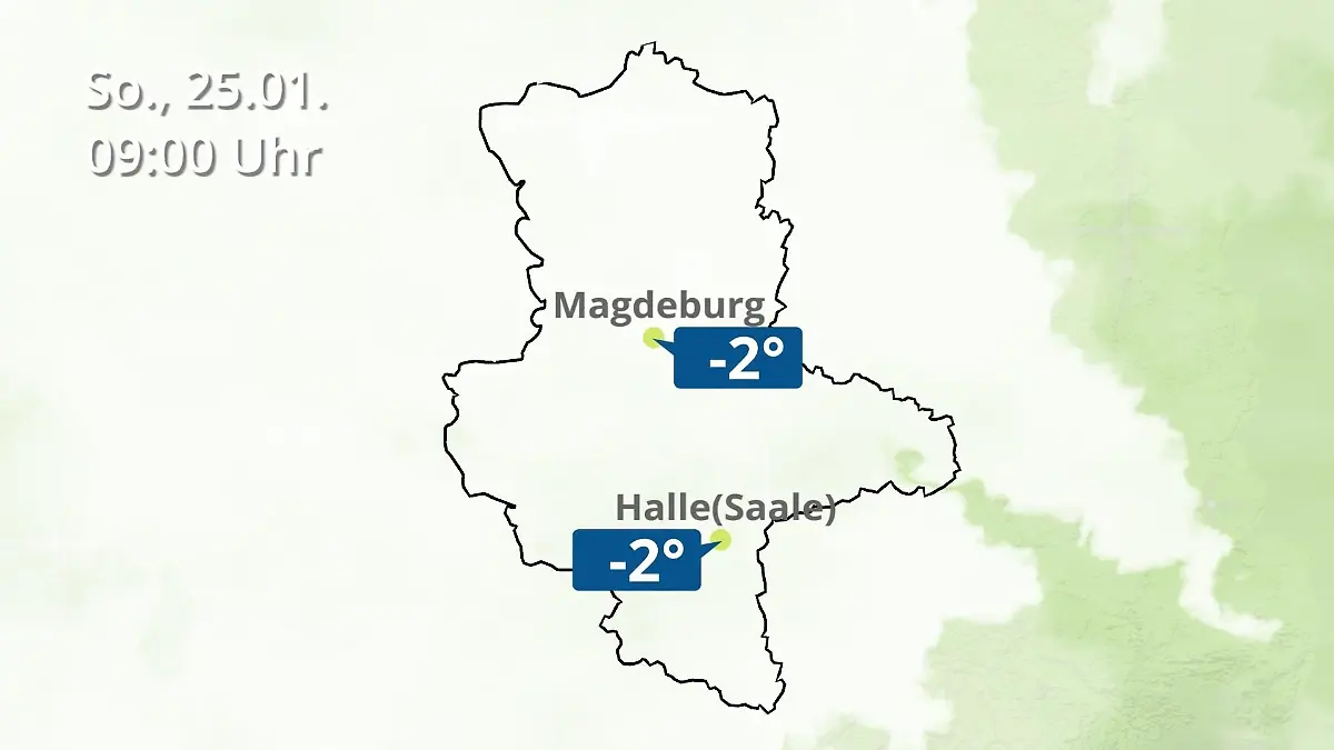 Sachsen-Anhalt: Wie wird das Wetter? Regen und Wolkenfilm für Halle und Magdeburg