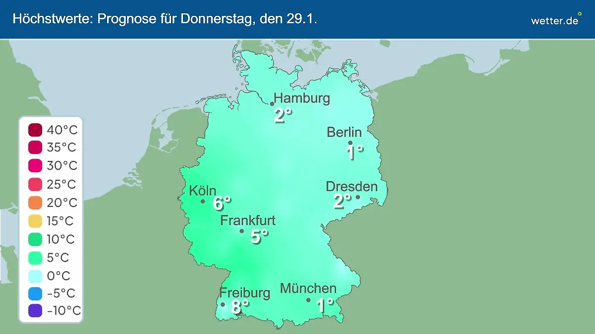 Im Video: Temperatur-Vorhersage Wie warm oder kalt wird es in Deutschland?