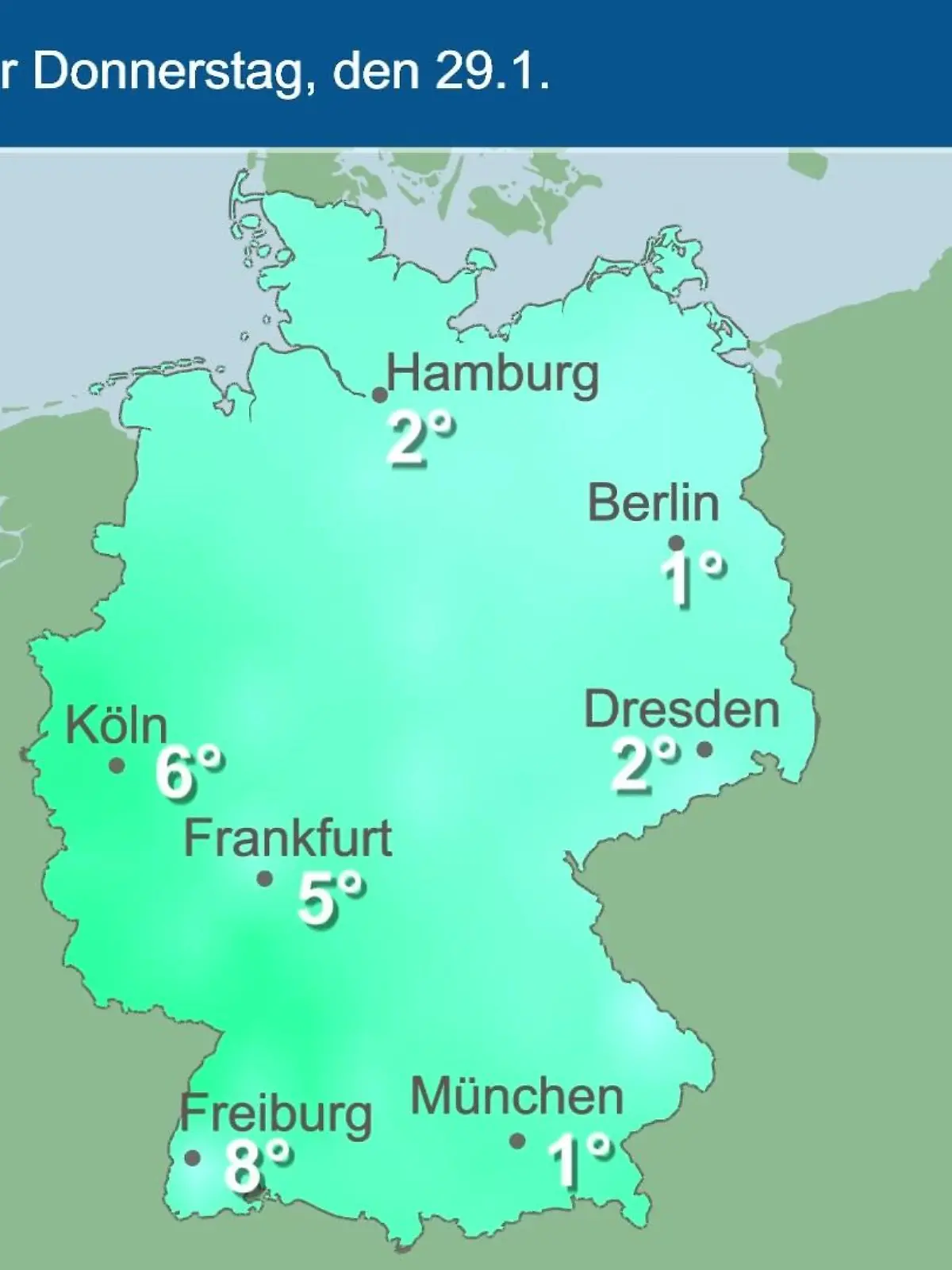 Bild zu: "Im Video: Temperatur-Vorhersage"