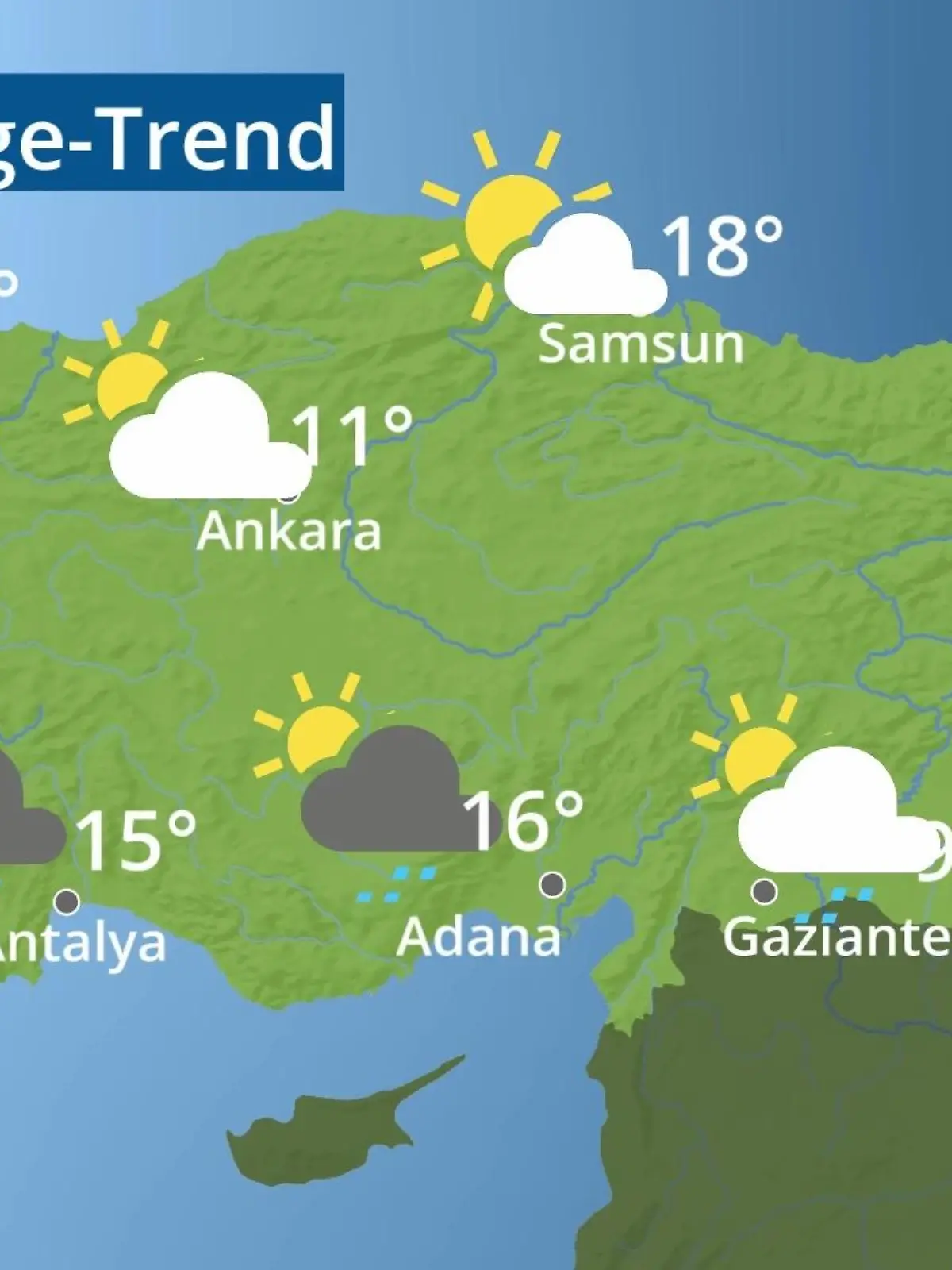Bild zu: "Türkei: Wie wird das Wetter?"
