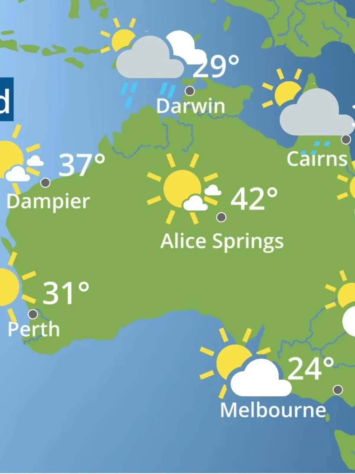 Bild zu: "Australien: Wie wird das Wetter?"