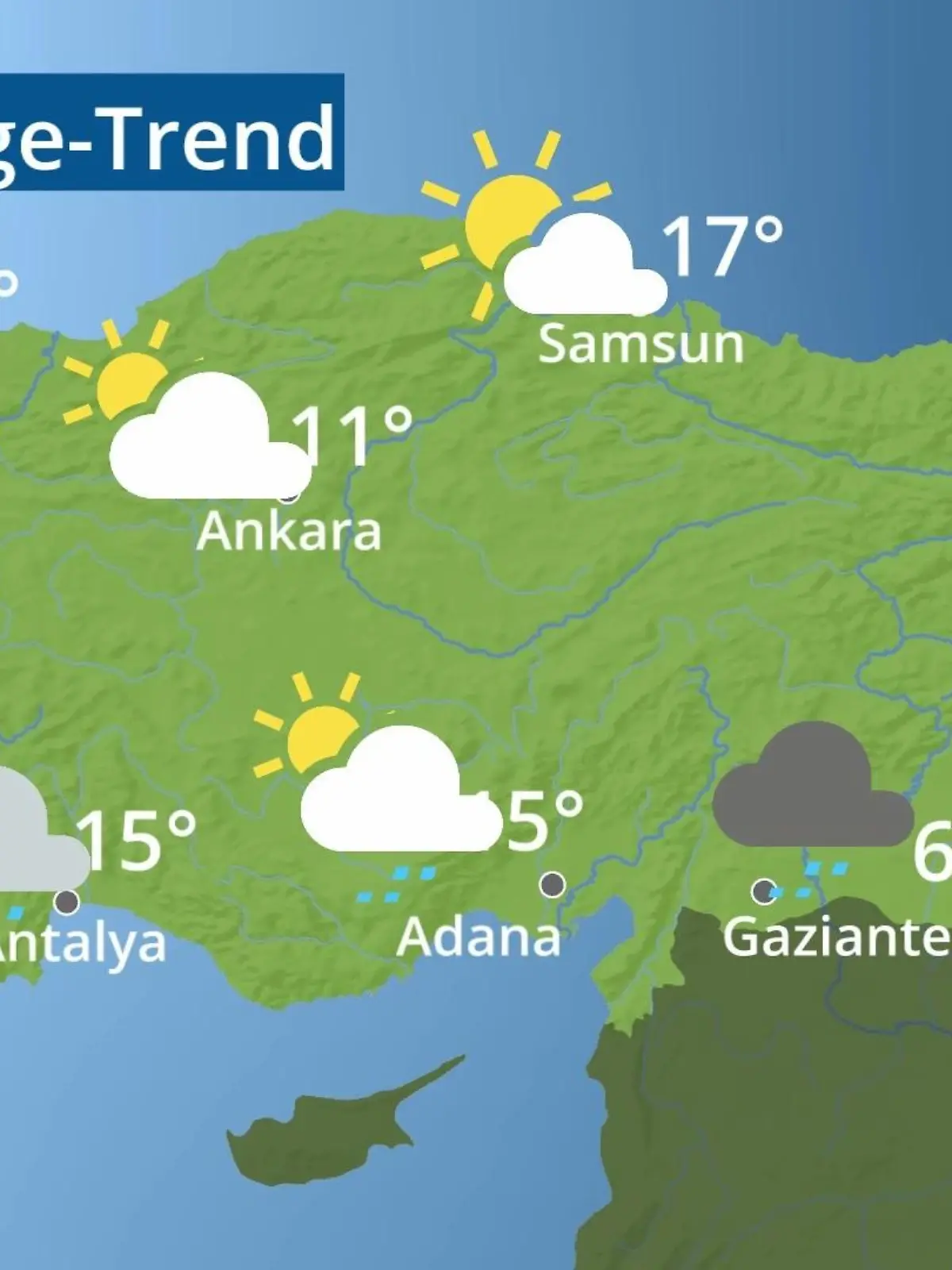 Bild zu: "Türkei: Wie wird das Wetter?"