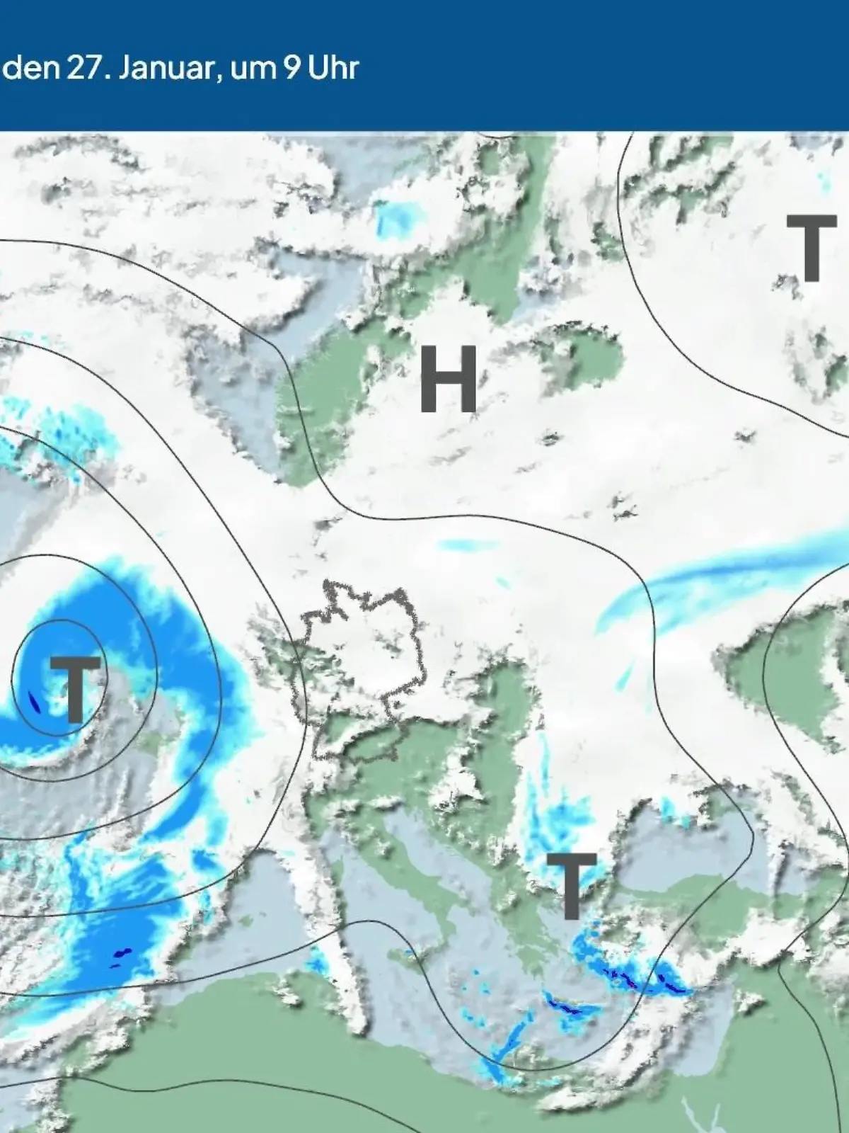Bild zu: "Die Wetterlage der kommenden 5 Tage"