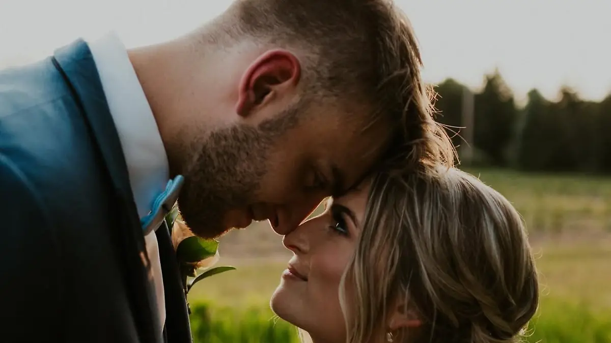 Brandon und Mackenzie Paul bei ihrer Hochzeit. 