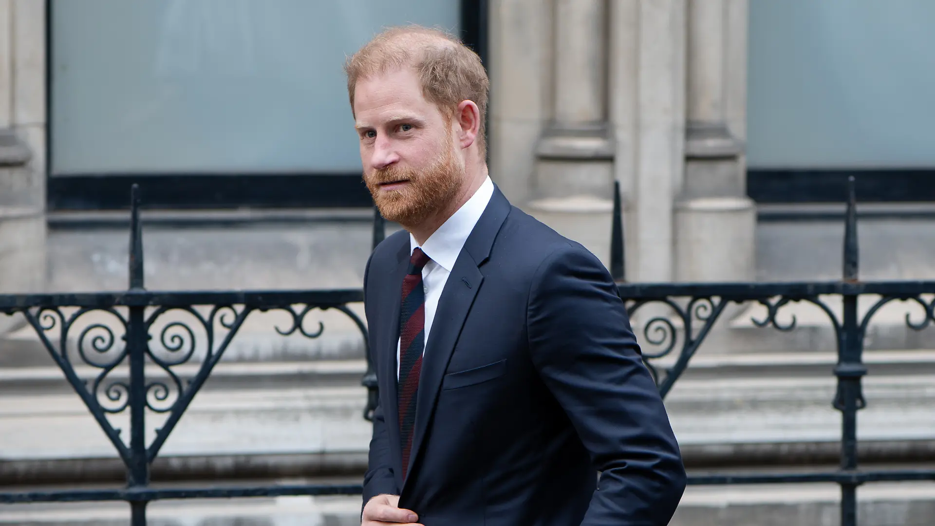 Prinz Harry beim Verlassen des High Courts in London