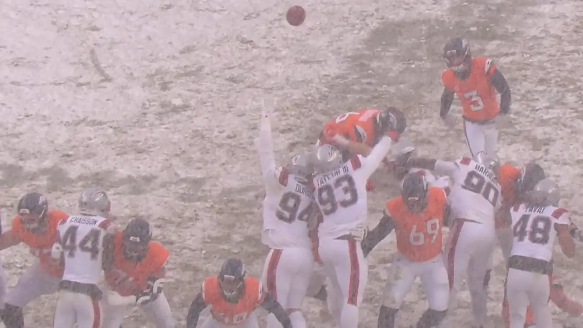 Wintereinbruch mitten im Spiel! Patriots behalten aber den Durchblick Broncos verpassen Super Bowl