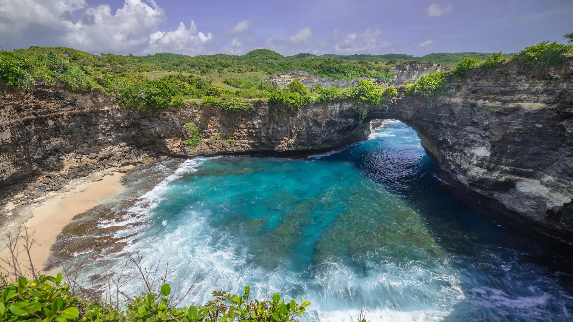 Broken Beach in Nusa Penida Island, Bali