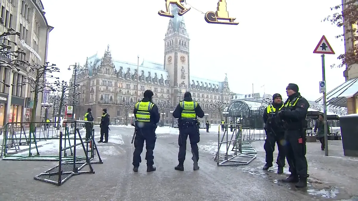 Nordseegipfel! Hamburger Innenstadt wird zur Sperrzone Aufregung am Morgen