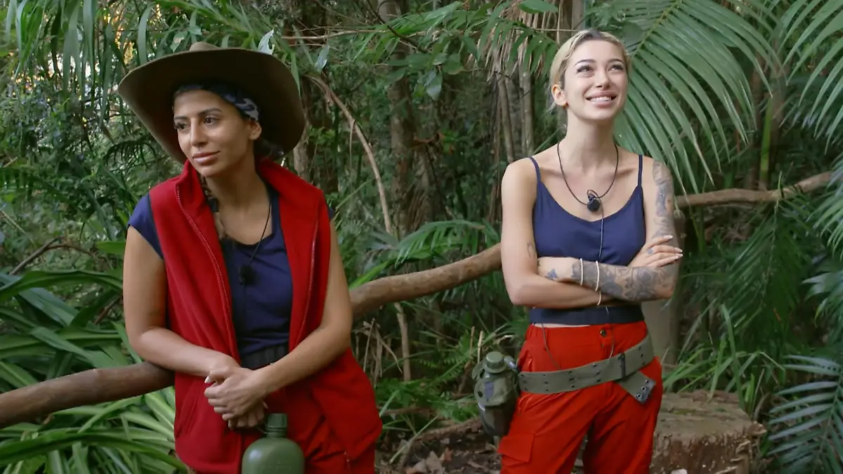 Teamwork bei der Dschungelprüfung? Wie soll das gehen?! Eva und Ariel