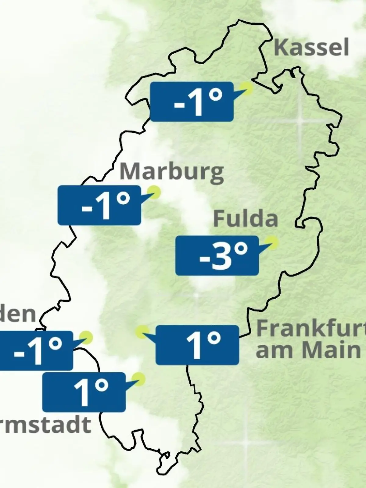 Bild zu: "Hessen: Wie wird das Wetter?"