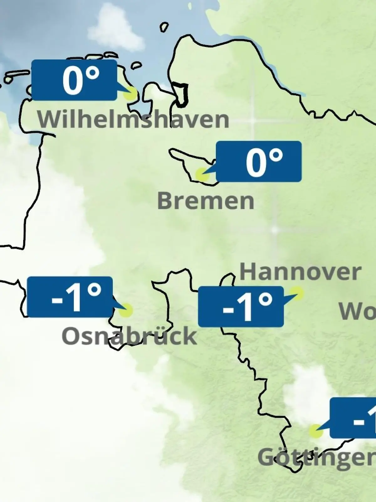 Bild zu: "Bremen und Niedersachsen: Wie wird das Wetter?"