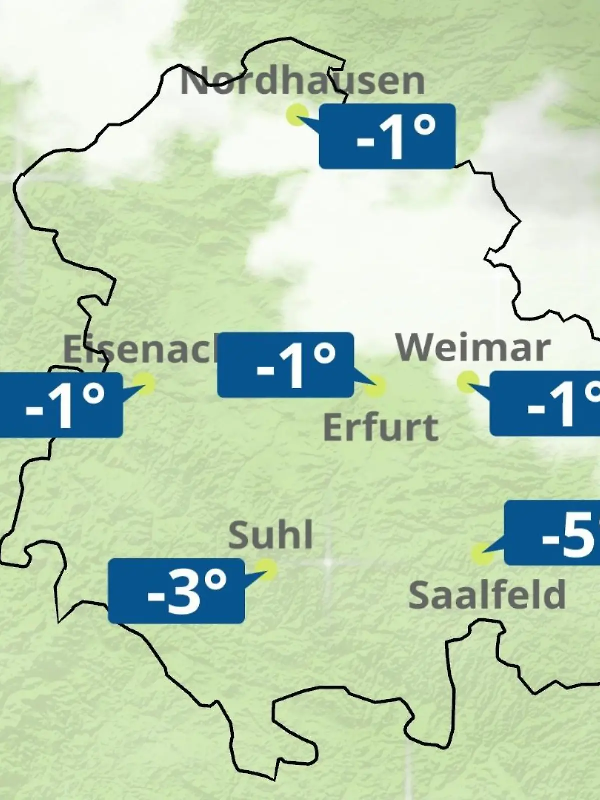 Bild zu: "Thüringen: Wie wird das Wetter?"
