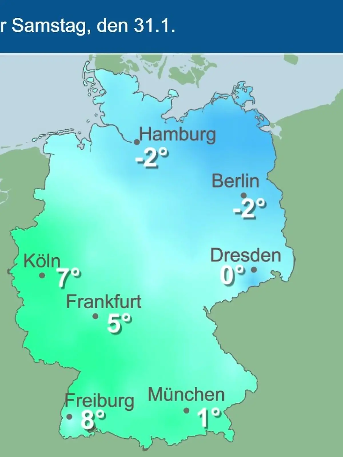 Bild zu: "Im Video: Temperatur-Vorhersage"