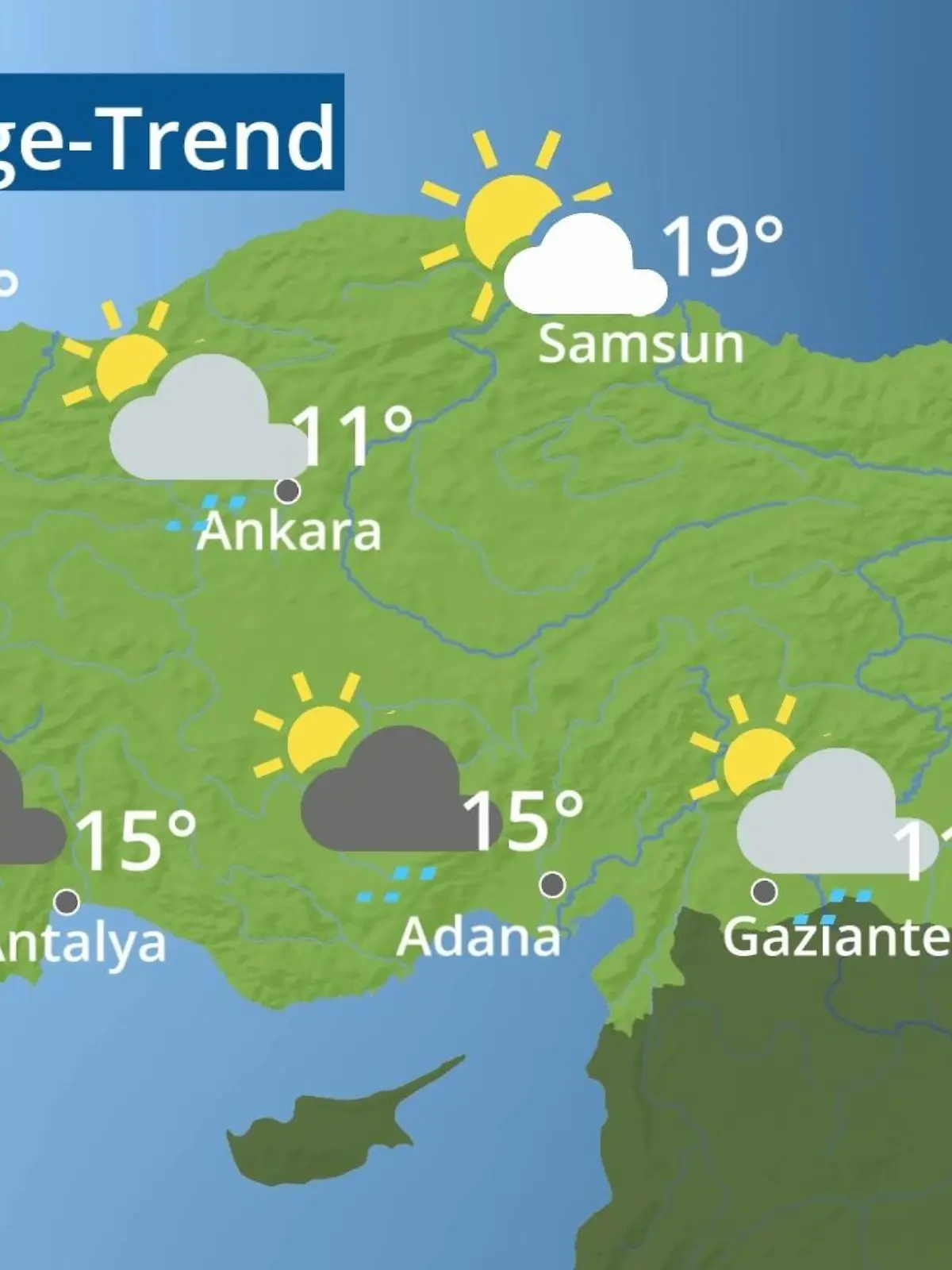 Bild zu: "Türkei: Wie wird das Wetter?"