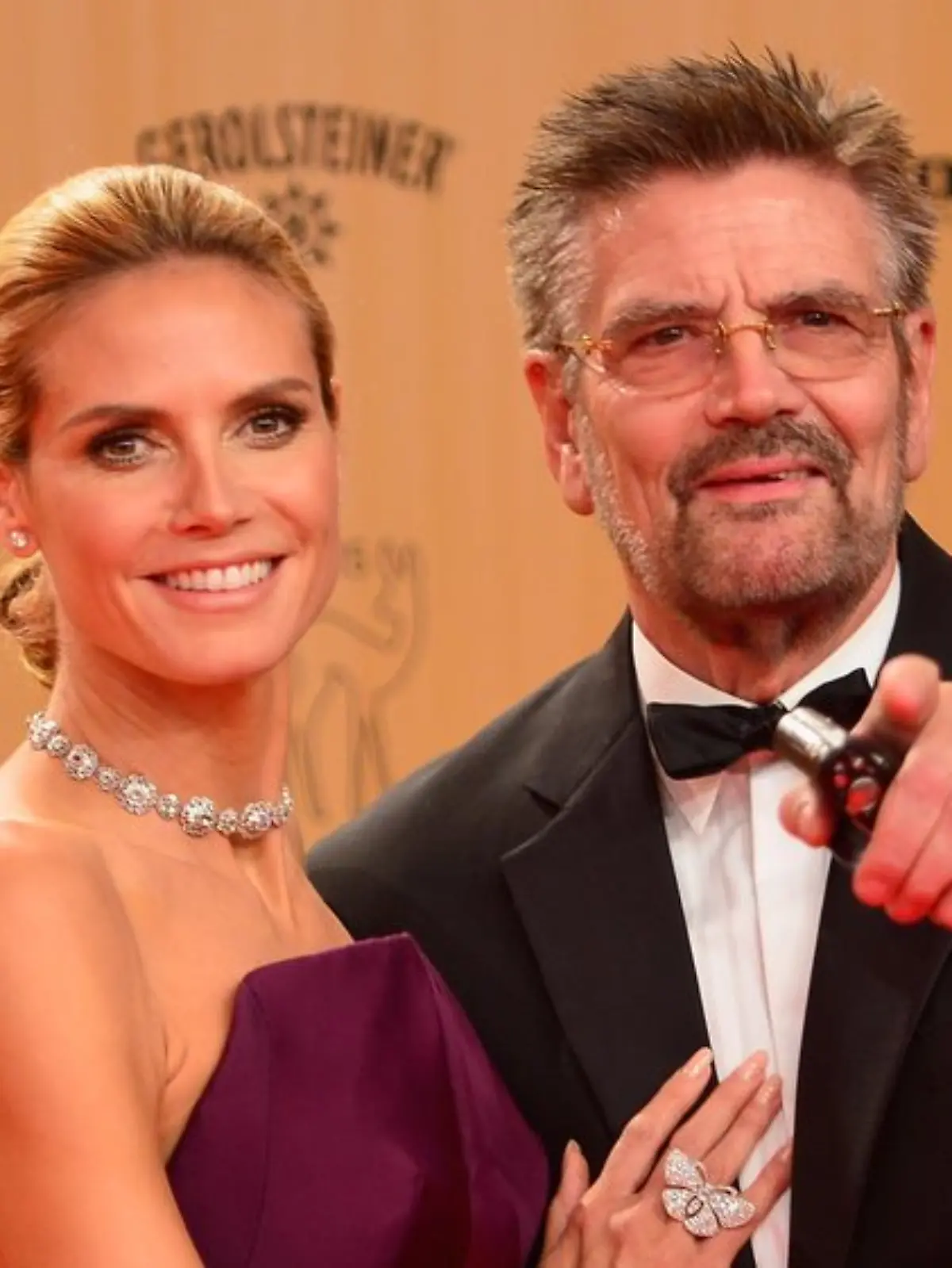 Günther Klum (r.) mit Tochter Heidi