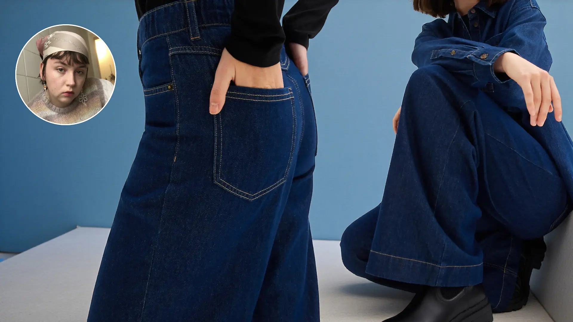 Modeexpertin empfiehlt diese Wide-Leg-Jeans von Bonprix.