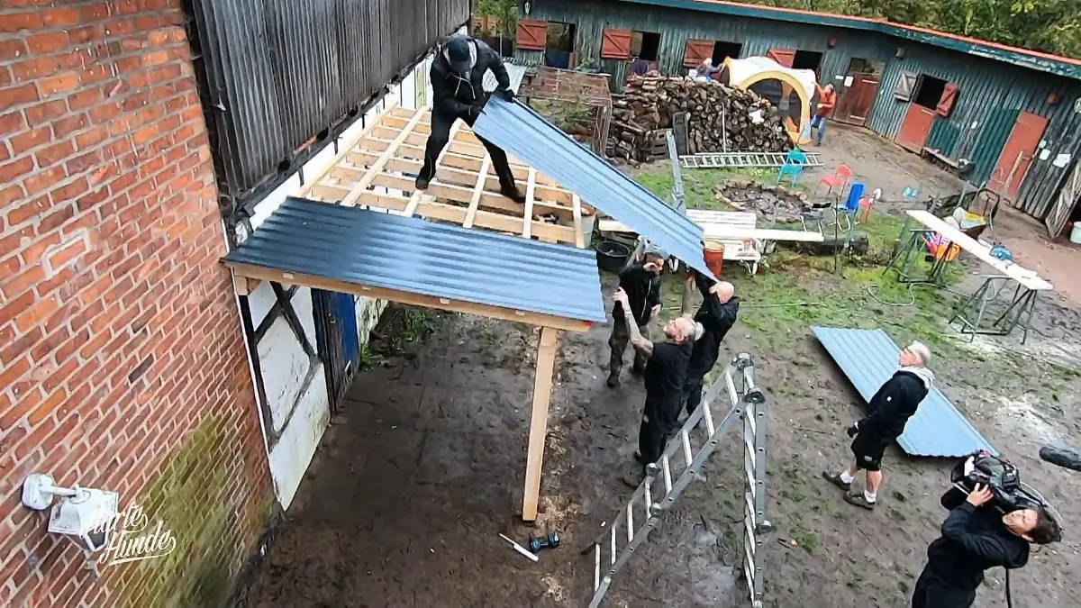 Endspurt gegen die Wetterfront Sturm im Anmarsch