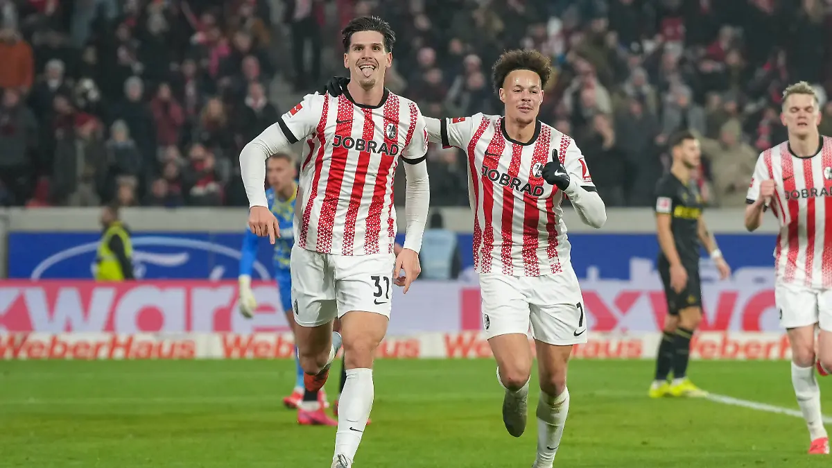 Zeigt sich Igor Matanovic (links) wieder treffsicher? RTL überträgt das Europa-League-Spiel OSC Lille gegen SC Freiburg online im Livestream auf RTL+