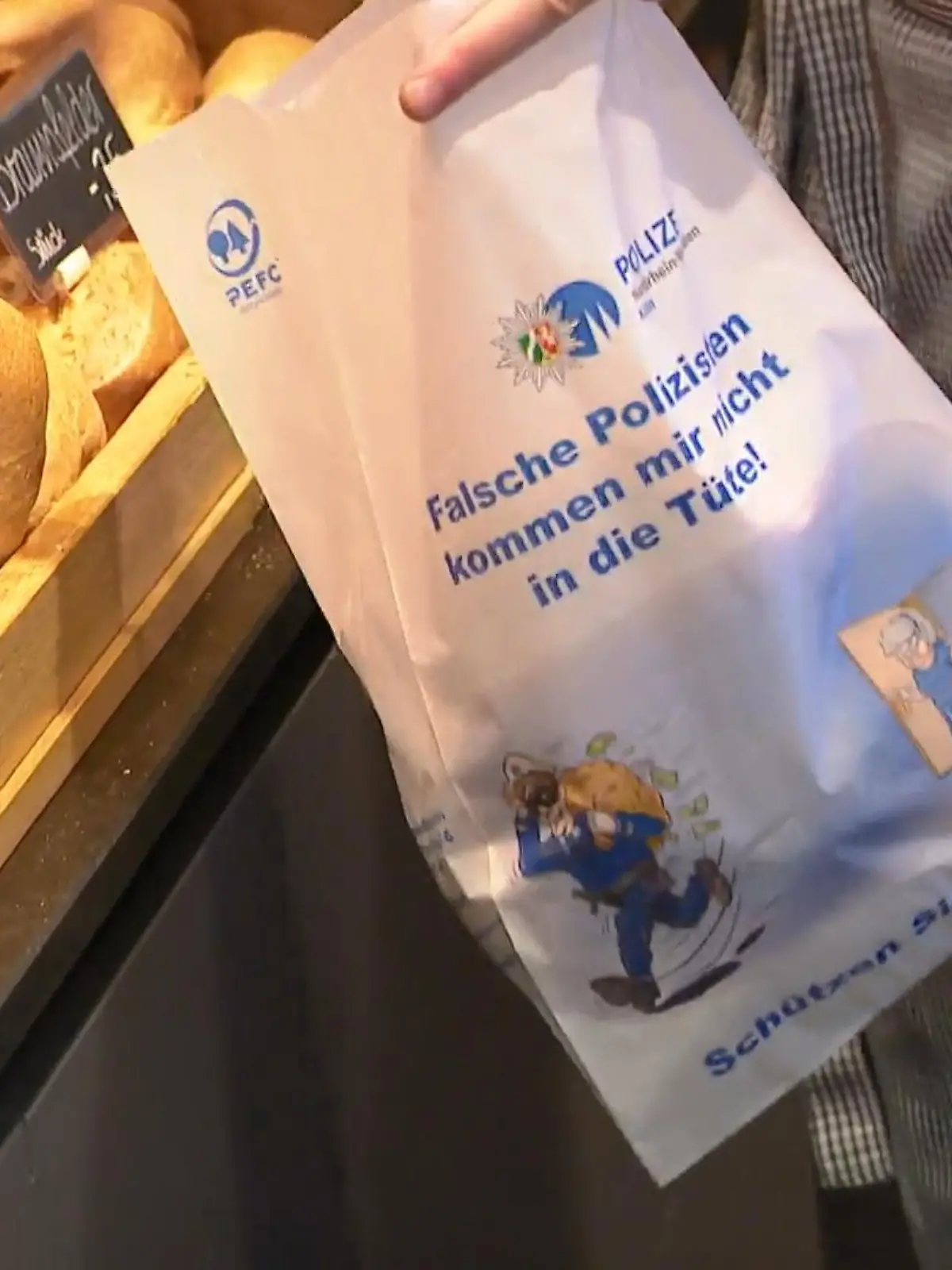 Bild zu: "Aktion der Polizei startet Bäckereien "