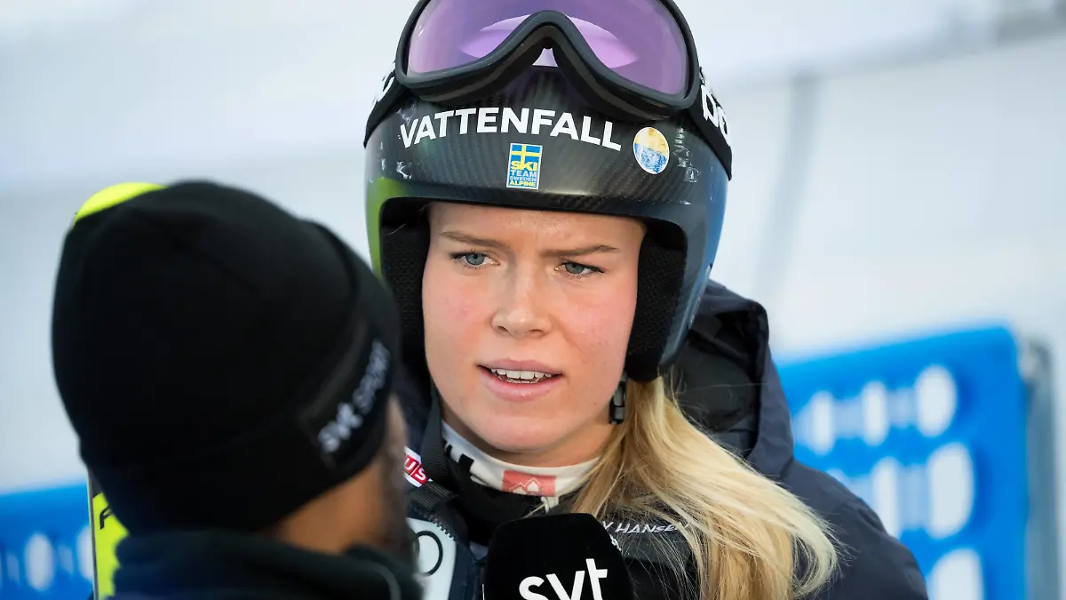 190210 Lisa Hörnblad of Sweden after the women s downhill during the FIS Alpine World Ski Championships on February 10, 2019 in üre. *** 190210 Lisa Hörnblad of Sweden after the women s downhill during the FIS Alpine World Ski Championships on February 10 2019 in \u0081re, PUBLICATIONxNOTxINxDENxNORxSWExFINxAUT Copyright: DANIELxSTILLER BB190210DS081  