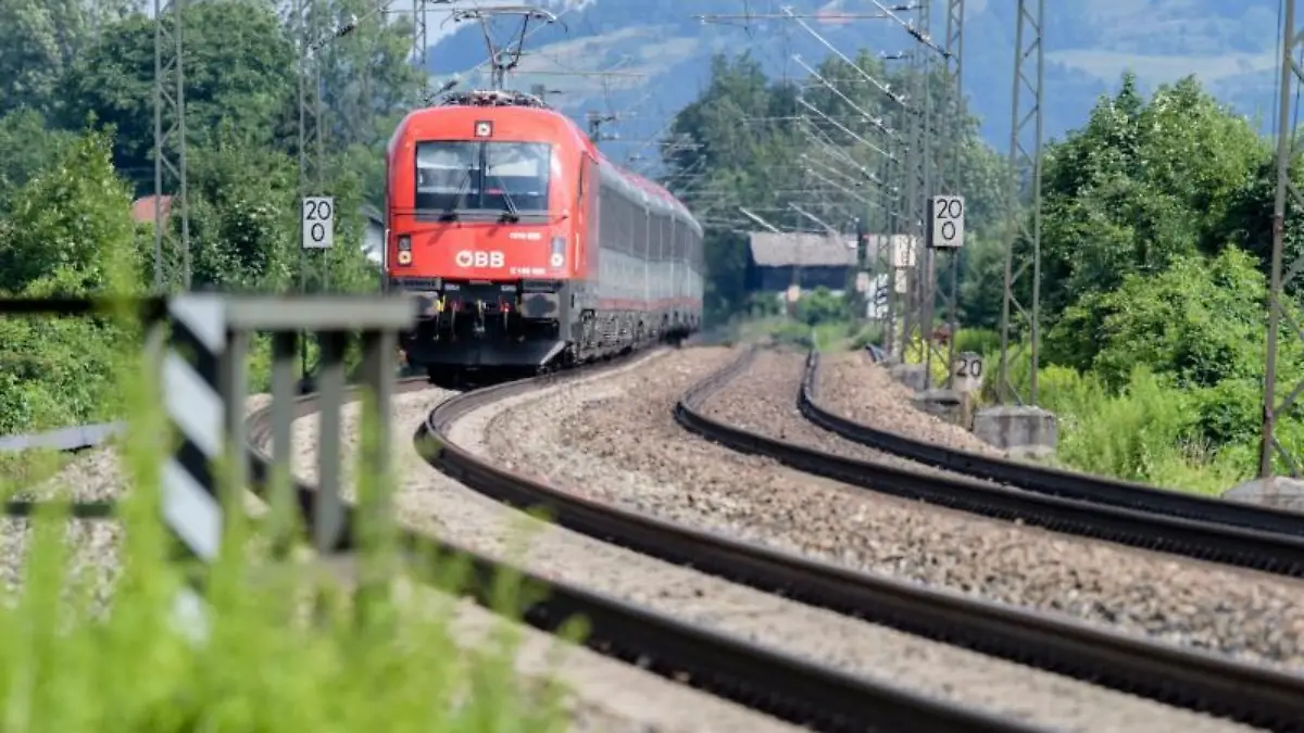 Bahntrasse im Inntal