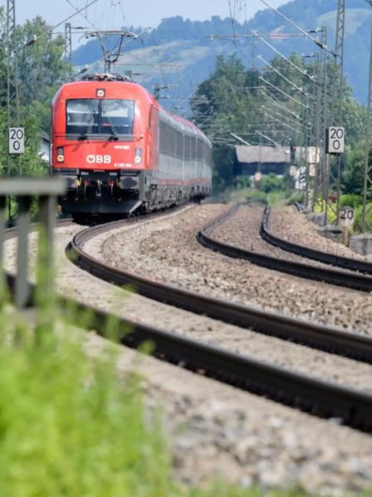 Bahntrasse im Inntal