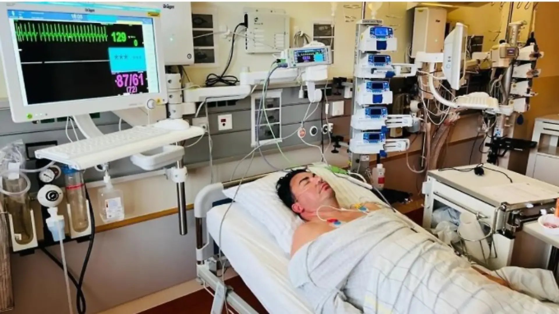 Matthias Mangiapane verbrachte seinen 40. Geburtstag im Krankenhaus.
