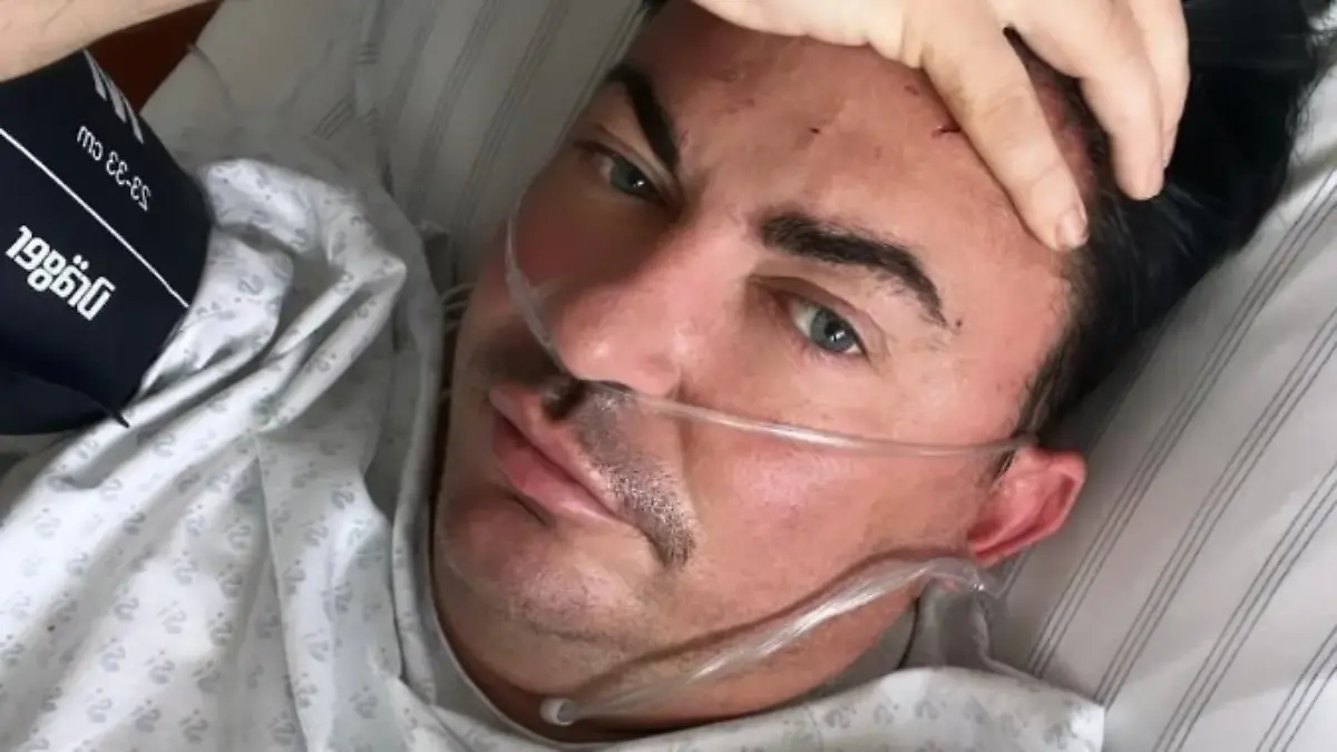 Matthias Mangiapane musste eine Woche im Krankenhaus bleiben.