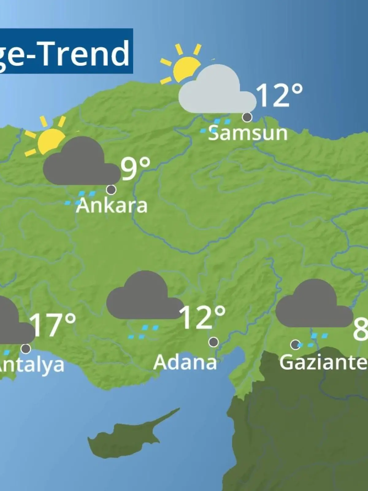 Bild zu: "Türkei: Wie wird das Wetter?"