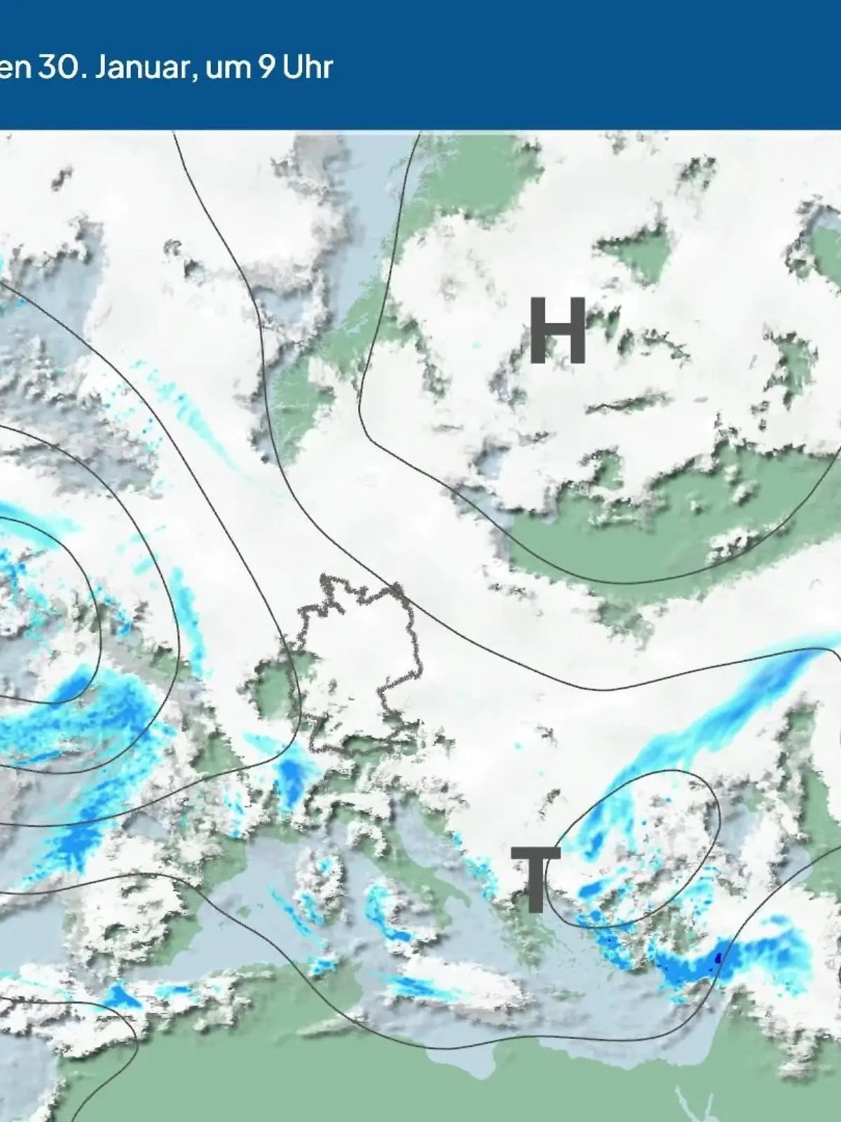 Bild zu: "Die Wetterlage der kommenden 5 Tage"