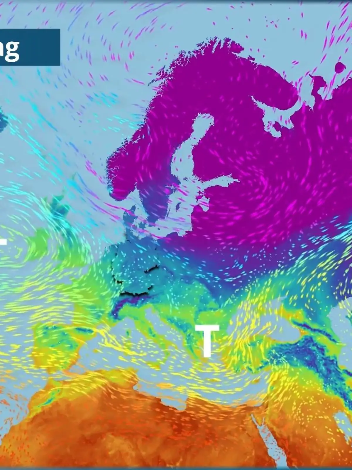 Bild zu: "Grenzwetterlage: Eisige Kälte im Nordosten - milde Luft im Südwesten"