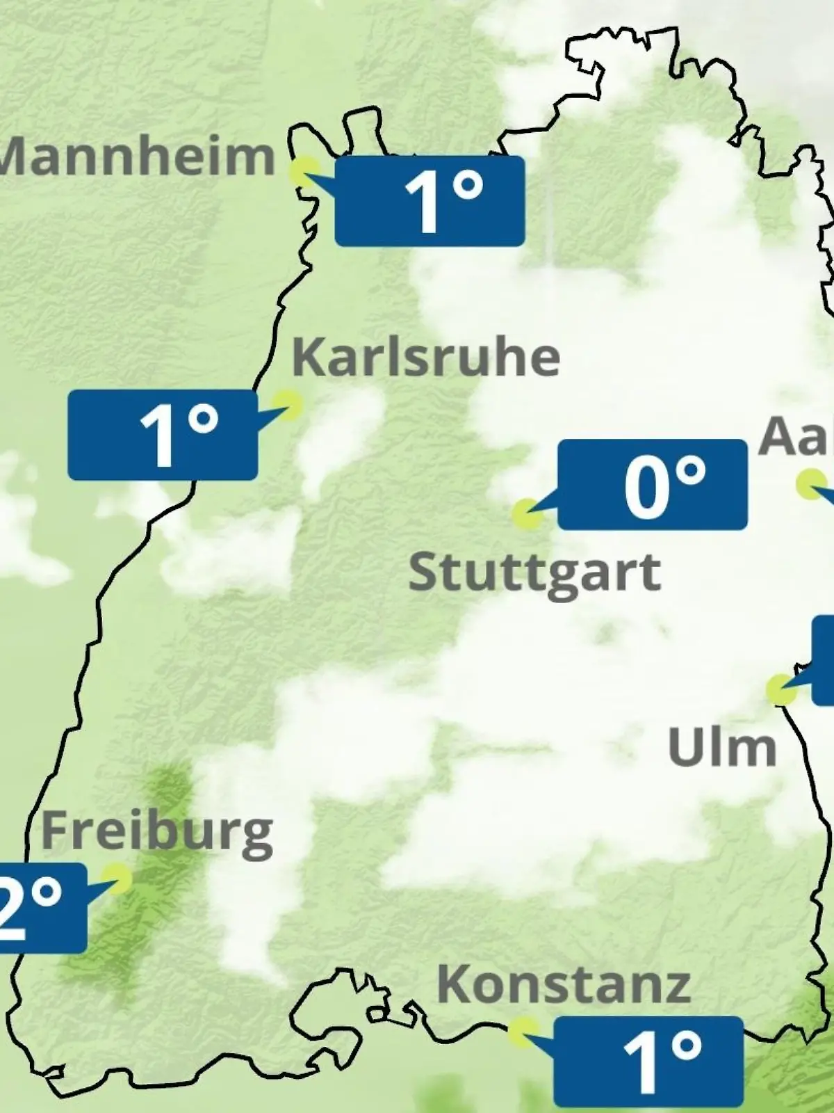 Bild zu: "Baden-Württemberg: Wie wird das Wetter?"
