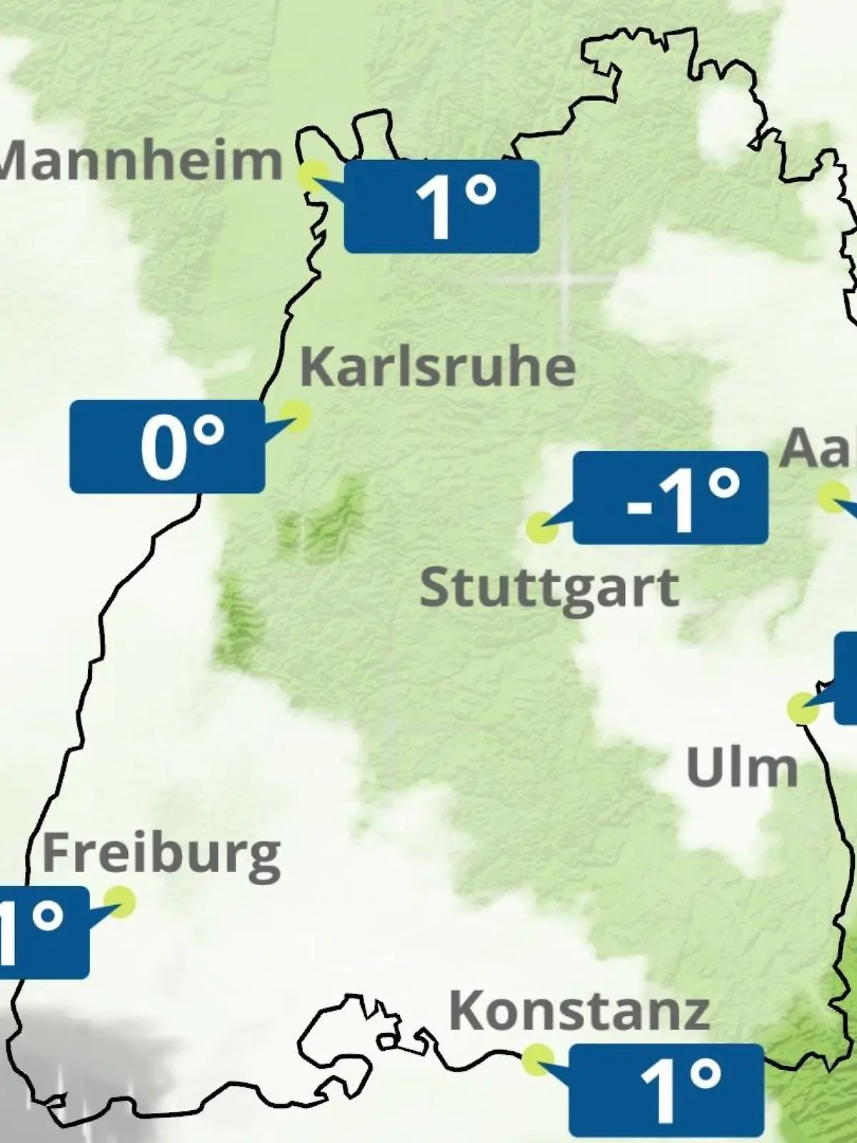 Bild zu: "Baden-Württemberg: Wie wird das Wetter?"
